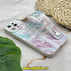 قاب گوشی iPhone 11 Pro آیفون دستبندی سیلیکونی فانتزی Fashion محافظ لنز دار طرح لاکچری آبرنگی کد 557