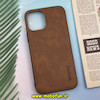 قاب گوشی iPhone 12 - iPhone 12 Pro آیفون اورجینال برند DADOO دادوو 2025 طرح دوخت HARD چرمی عسلی کد 921