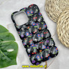 قاب گوشی iPhone 13 Pro Max آیفون سه بعدی مکعبی ژله ای طرح گل قرمزی کد 743