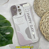 قاب گوشی iPhone 14 Pro Max آیفون دستبندی سیلیکونی GOOD LUCK لبخند Fashion محافظ لنز دار طرح لاکچری HAPPY DAY کد 345