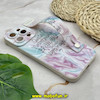 قاب گوشی iPhone 15 Pro Max آیفون دستبندی سیلیکونی GOOD LUCK لبخند Fashion محافظ لنز دار طرح لاکچری آبرنگی کد 68