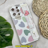 قاب گوشی iPhone 15 Pro Max آیفون دستبندی سیلیکونی GOOD LUCK لبخند Fashion محافظ لنز دار طرح لاکچری قلب رنگی کد 70