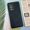 قاب گوشی Redmi K60 - Redmi K60 Pro - Poco F5 Pro شیائومی اورجینال برند DADOO دادوو 2025 طرح دوخت HARD چرمی سرمه ای کد 56