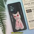 قاب گوشی Redmi Note 10 Pro - Redmi Note 10 Pro Max شیائومی پشت گلس آینه ای اورجینال CASETIFY محافظ لنزدار طرح گربه لاکچری کد 897