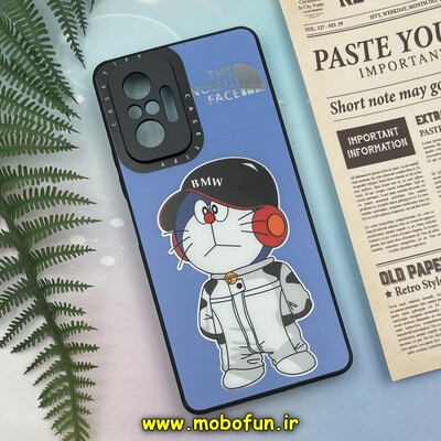 قاب گوشی Redmi Note 10 Pro - Redmi Note 10 Pro Max شیائومی پشت گلس آینه ای اورجینال CASETIFY محافظ لنزدار طرح کارتونی دورایمون کد 899