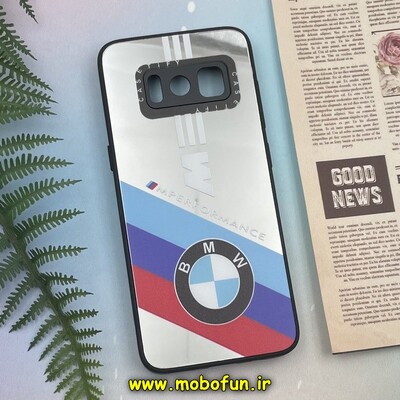 قاب گوشی Galaxy S8 سامسونگ پشت گلس آینه ای اورجینال CASETIFY محافظ لنزدار طرح BMW کد 131