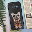 قاب گوشی Galaxy S8 Plus سامسونگ پشت گلس آینه ای اورجینال CASETIFY محافظ لنزدار طرح سگ لاکچری کد 129