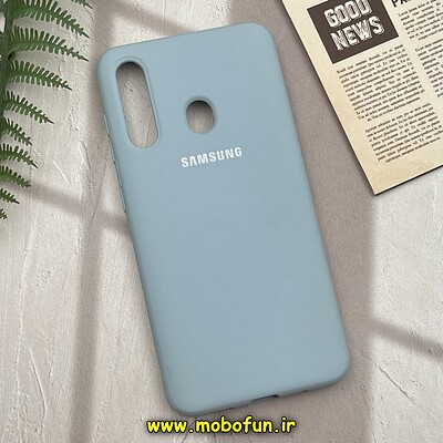 قاب گوشی Galaxy A60 سامسونگ سیلیکونی های کپی زیربسته آبی روشن کد 30