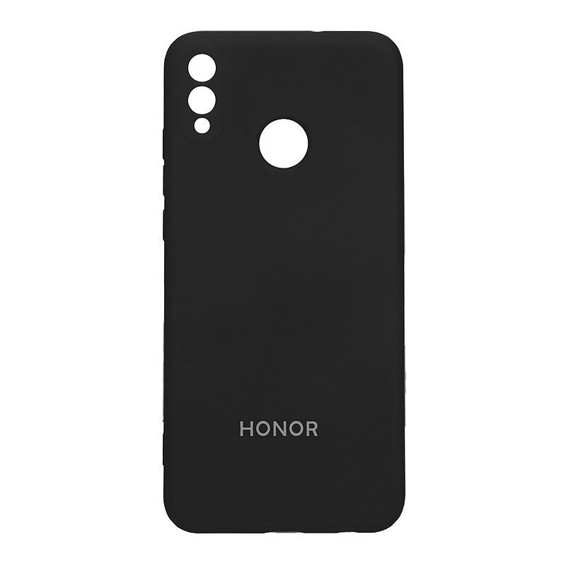 قاب گوشی Honor 8X آنر سیلیکونی های کپی زیر بسته محافظ لنزدار مشکی کد 74
