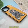 قاب گوشی iPhone 15 Pro Max آیفون اورجینال Air Case مگ سیف فلزی چرمی اورجینال طرح گربه گنگ بالا کد 83