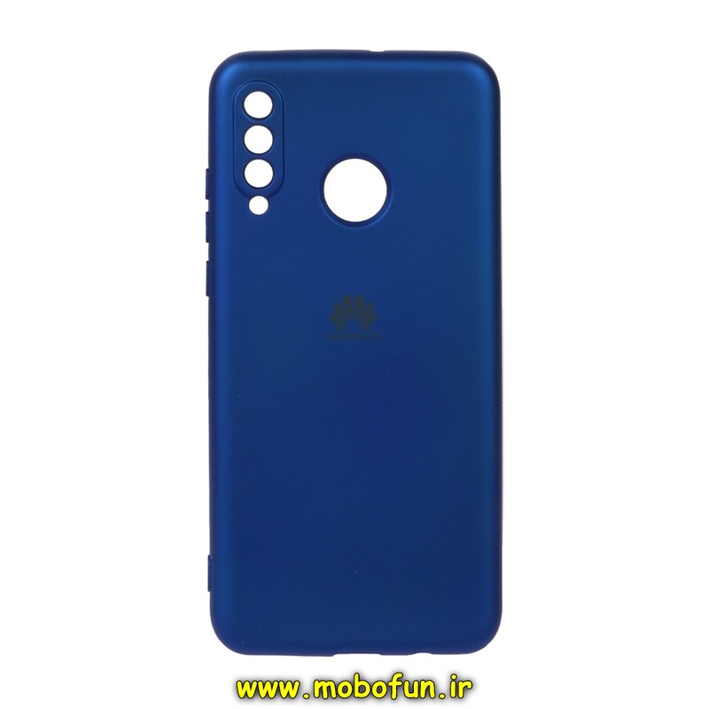 قاب گوشی Huawei P30 Lite هوآوی سیلیکونی های کپی زیربسته محافظ لنز دار آبی کاربنی کد 188