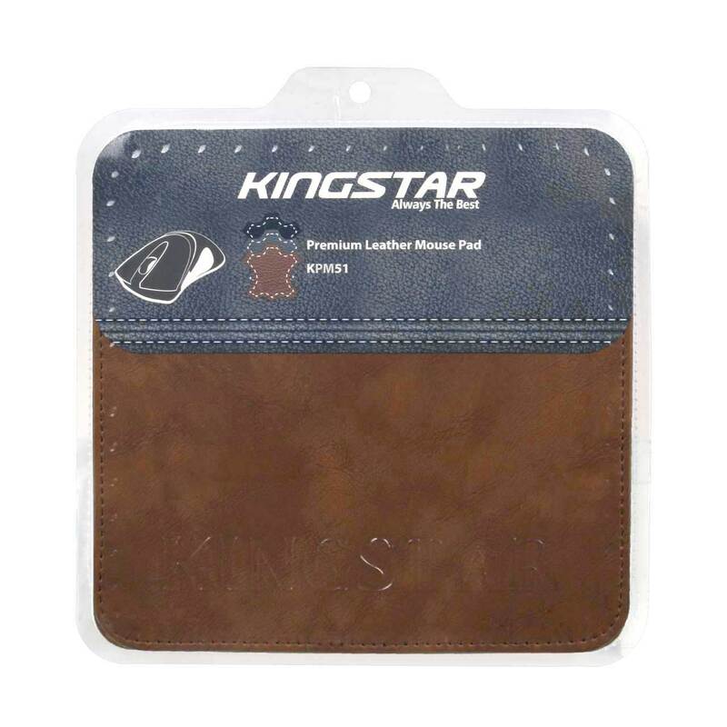 ماوس پد چرمی KingStar مدل KPM51 قهوه ای
