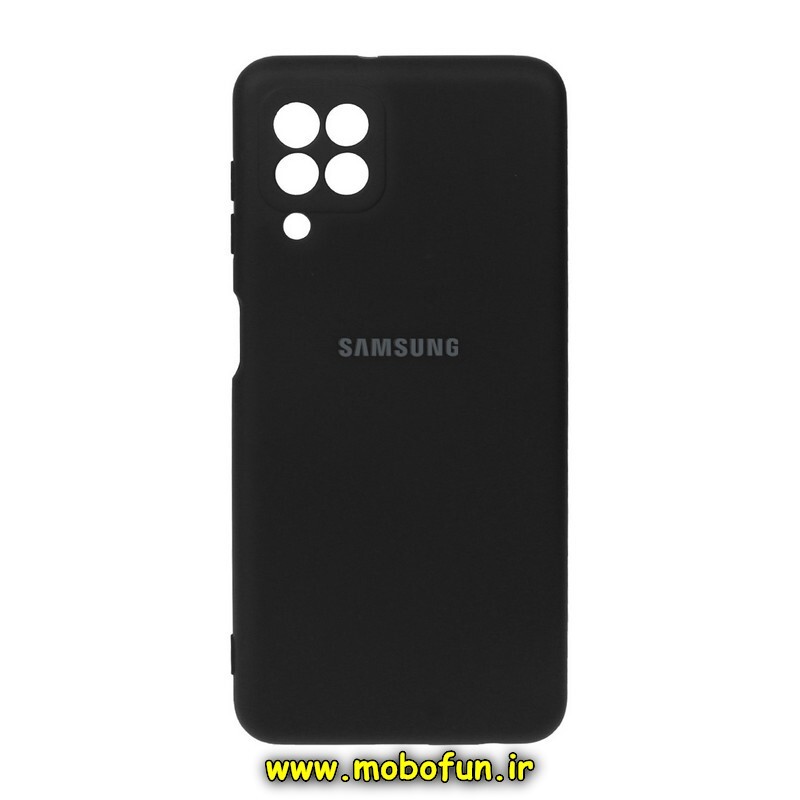 قاب گوشی Galaxy A22 4G - Galaxy M32 4G سامسونگ سیلیکونی های کپی زیربسته محافظ لنز دار مشکی کد 782