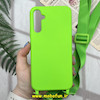 قاب گوشی Galaxy A34 سامسونگ سیلیکونی لندیارد LandYard بند دار سبز فسفری کد 667