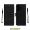 کیف گوشی Galaxy A72 سامسونگ مگنتی طرح چرم کتابی بنددار مشکی کد 624