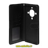 کیف گوشی Honor X9A آنر مگنتی طرح چرم کتابی محافظ لنزدار بنددار مشکی کد 133