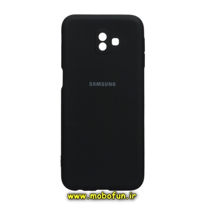 قاب گوشی Galaxy J6 Plus سامسونگ سیلیکونی های کپی زیربسته محافظ لنز دار مشکی کد 123