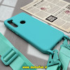 قاب گوشی Xiaomi Redmi Note 8 - Redmi Note 8 2021 شیائومی سیلیکونی لندیارد LandYard بند دار سبزآبی کد 1161
