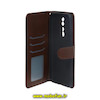 کیف گوشی Redmi Note 8 Pro شیائومی مگنتی طرح چرم کتابی محافظ لنزدار بنددار قهوه ای کد 898