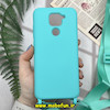 قاب گوشی Redmi Note 9 شیائومی سیلیکونی لندیارد LandYard بند دار سبزآبی کد 641