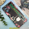 قاب گوشی Poco X5 - Redmi Note 12 5G شیائومی دستبندی سیلیکونی فانتزی Fashion محافظ لنز دار طرح لاکچری گوچی GUCCI کد 280