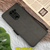 کیف گوشی Redmi Note 9 شیائومی مگنتی طرح چرم کتابی محافظ لنزدار بنددار مشکی کد 643