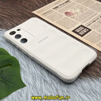 قاب گوشی Galaxy S23 Plus سامسونگ سیلیکونی پافر PC زیر بسته سفید کد 15