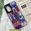 قاب گوشی Galaxy A23 سامسونگ پشت گلس آینه ای CASETIFY مات طرح NBA مشکی کد 592