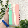 قاب گوشی Galaxy A33 سامسونگ سیلیکونی اورجینال رنگین کمانی پاک کنی درجه یک زیربسته محافظ لنز دار کد 709