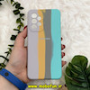 قاب گوشی Galaxy A33 سامسونگ سیلیکونی اورجینال رنگین کمانی پاک کنی درجه یک زیربسته محافظ لنز دار کد 715
