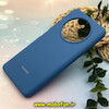 قاب گوشی Honor X9 4G - Honor X9 5G آنر سیلیکونی اورجینال سورا SORA پاک کنی درجه یک زیربسته آبی تیره کد 76
