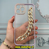 قاب گوشی iPhone 13 Pro Max آیفون طرح الکتروپلیتینگ ژله ای شفاف اورجینال دستبندی کارتیر محافظ لنز دار یاسی کد 760