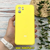 قاب گوشی Redmi A1 - Redmi A2 شیائومی سیلیکونی اورجینال پاک کنی درجه یک زیربسته محافظ لنز دار زرد کد 44