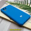 قاب گوشی Redmi A1 - Redmi A2 شیائومی سیلیکونی اورجینال پاک کنی درجه یک زیربسته محافظ لنز دار آبی تیره کد 46