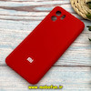 قاب گوشی Redmi A1 - Redmi A2 شیائومی سیلیکونی اورجینال پاک کنی درجه یک زیربسته محافظ لنز دار قرمز کد 47