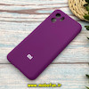 قاب گوشی Redmi A1 - Redmi A2 شیائومی سیلیکونی اورجینال پاک کنی درجه یک زیربسته محافظ لنز دار بنفش کد 48