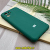 قاب گوشی Redmi A1 - Redmi A2 شیائومی سیلیکونی اورجینال پاک کنی درجه یک زیربسته محافظ لنز دار سبز تیره کد 50