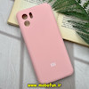 قاب گوشی Redmi A1 - Redmi A2 شیائومی سیلیکونی اورجینال پاک کنی درجه یک زیربسته محافظ لنز دار صورتی کد 51