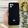 قاب گوشی Redmi A1 - Redmi A2 شیائومی سیلیکونی اورجینال پاک کنی درجه یک زیربسته محافظ لنز دار مشکی کد 53