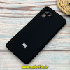 قاب گوشی Redmi A1 - Redmi A2 شیائومی سیلیکونی اورجینال پاک کنی درجه یک زیربسته محافظ لنز دار مشکی کد 53