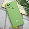 قاب گوشی Redmi A1 Plus - Redmi A2 Plus - Poco C50 شیائومی سیلیکونی اورجینال پاک کنی درجه یک زیربسته محافظ لنزدار سبز سدری کد 264