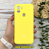 قاب گوشی Redmi A1 Plus - Redmi A2 Plus - Poco C50 شیائومی سیلیکونی اورجینال پاک کنی درجه یک زیربسته محافظ لنزدار زرد کد 265