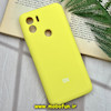 قاب گوشی Redmi A1 Plus - Redmi A2 Plus - Poco C50 شیائومی سیلیکونی اورجینال پاک کنی درجه یک زیربسته محافظ لنزدار زرد کد 265