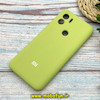 قاب گوشی Redmi A1 Plus - Redmi A2 Plus - Poco C50 شیائومی سیلیکونی اورجینال پاک کنی درجه یک زیربسته محافظ لنزدار سبز روشن کد 266
