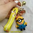 جاکلیدی عروسکی سیلیکونی بنددار اورجینال طرح مینیون ها Minions کد 510