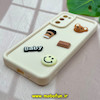 قاب گوشی Galaxy S20 FE سامسونگ طرح سیلیکونی ژله ای سه بعدی برجسته عروسکی COFFEE Baby محافظ لنز دار کرم کد 724