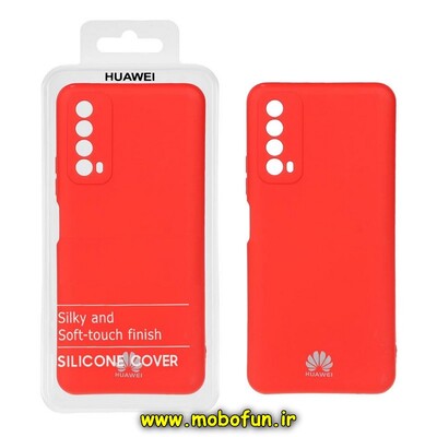قاب گوشی Huawei Y7A هوآوی سیلیکونی های کپی زیربسته محافظ لنز دار قرمز کد 90