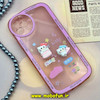 قاب گوشی iPhone 11 Pro Max آیفون طرح ژله ای شفاف بالشتی سه بعدی عروسکی محافظ لنز دار صورتی کد 747