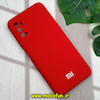 قاب گوشی Poco M3 Pro - Redmi Note 10 5G - Redmi Note 11 SE شیائومی سیلیکونی اورجینال پاک کنی درجه یک زیربسته محافظ لنز دار قرمز کد 324
