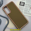 قاب گوشی Galaxy A05S سامسونگ متال کیس سیلیکونی ژله ای LUXUARY عسلی کد 173